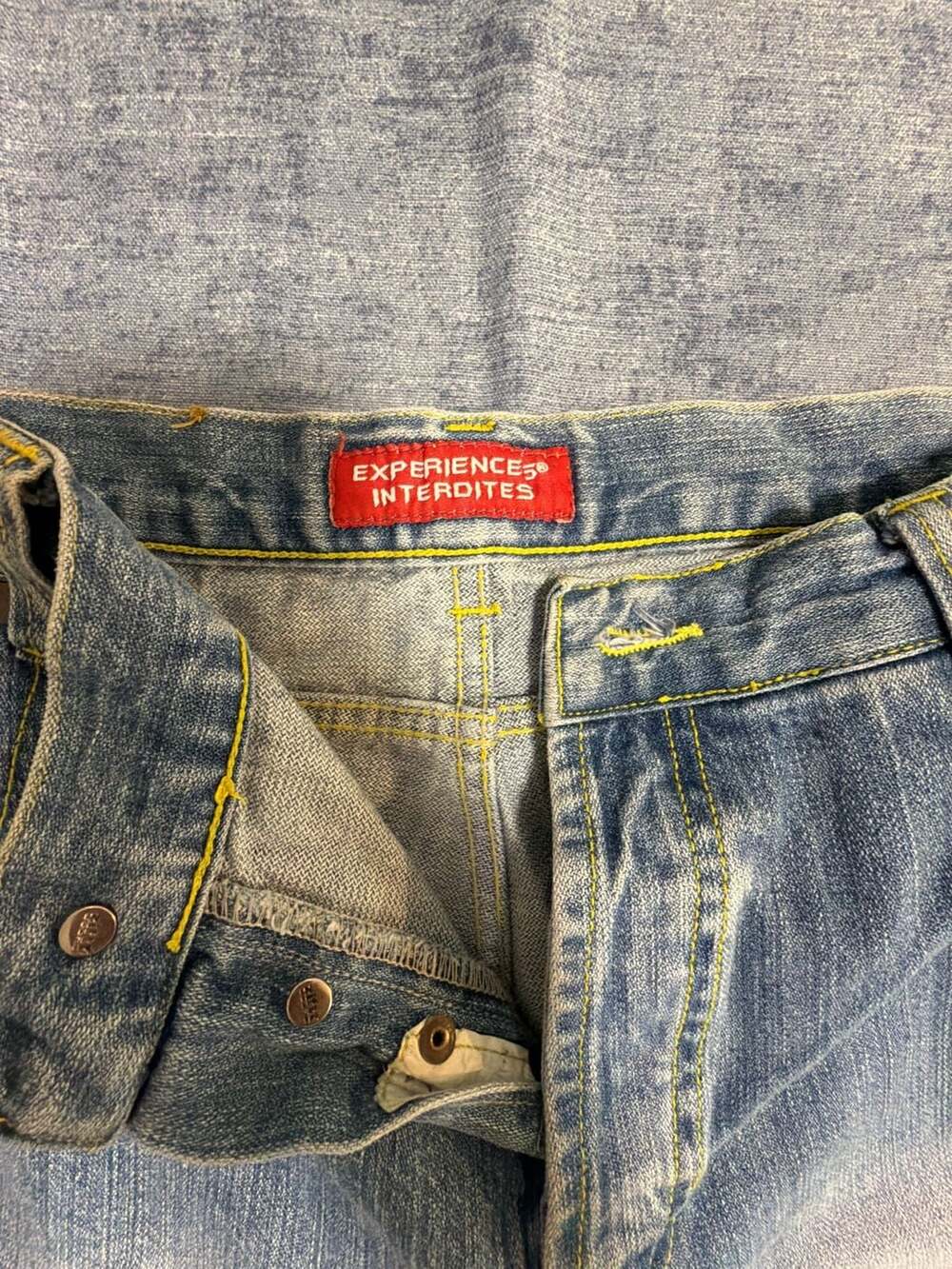 EXPERIENCE INTERDITES E.X. Jeans Model No: 090 Vintage Baggy Denim Jeans W33 L34